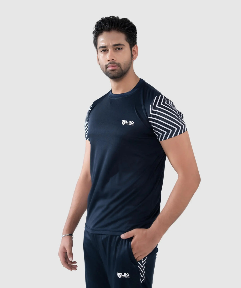 SPORT MAX- Navy Dri-fit Summer Tracksuit.