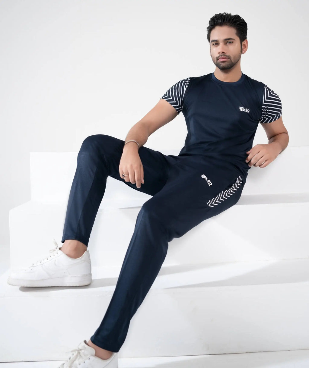 SPORT MAX- Navy Dri-fit Summer Tracksuit.