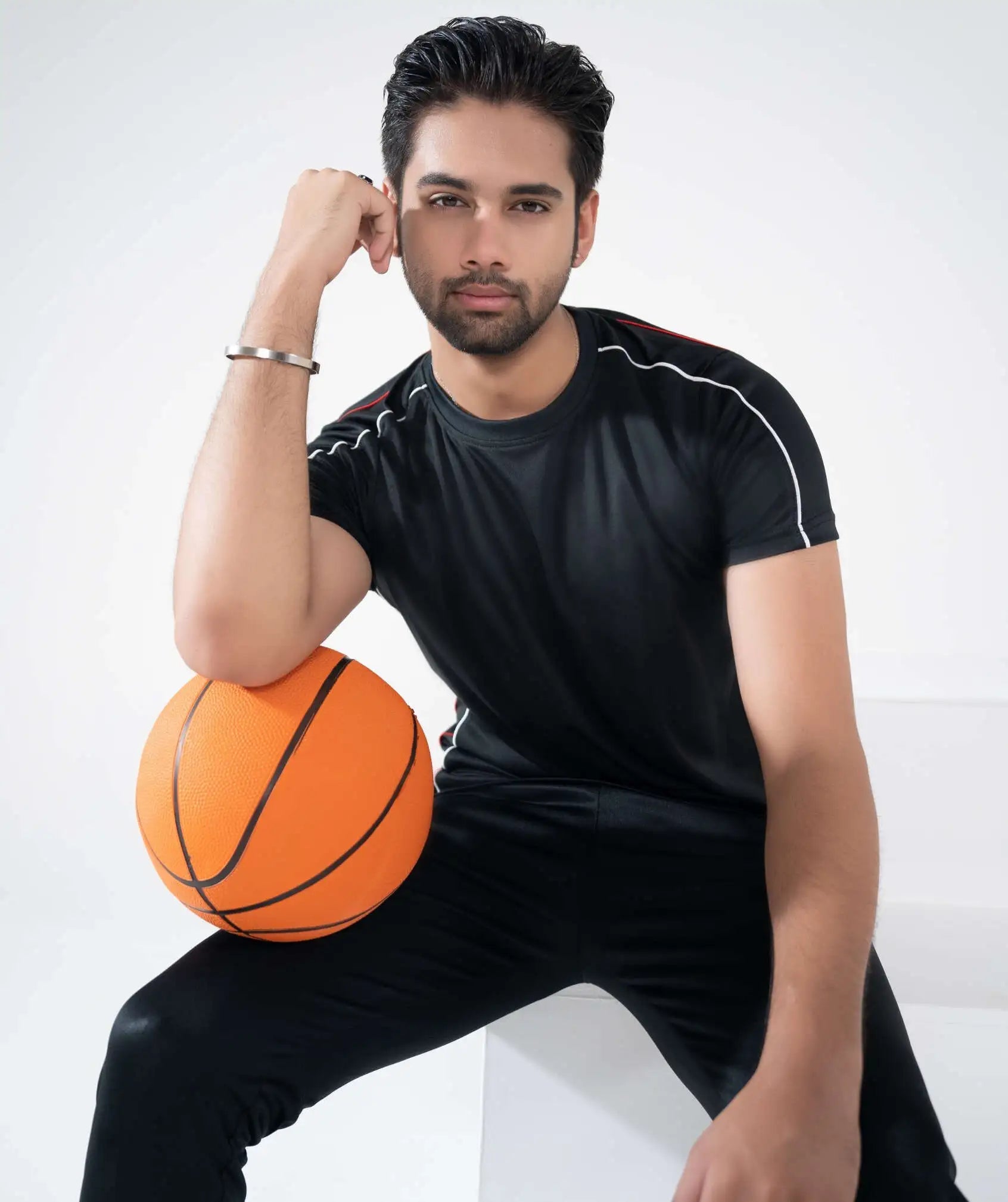 FRESH RUN - Black Breathable Tracksuit