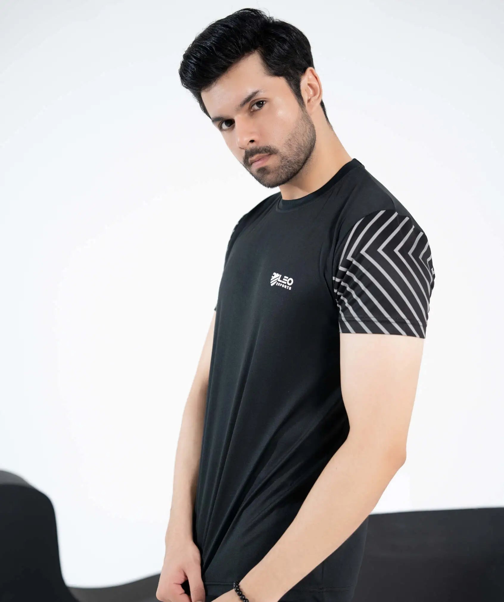 SPORT MAX- Black Drifit Summer Tracksuit.