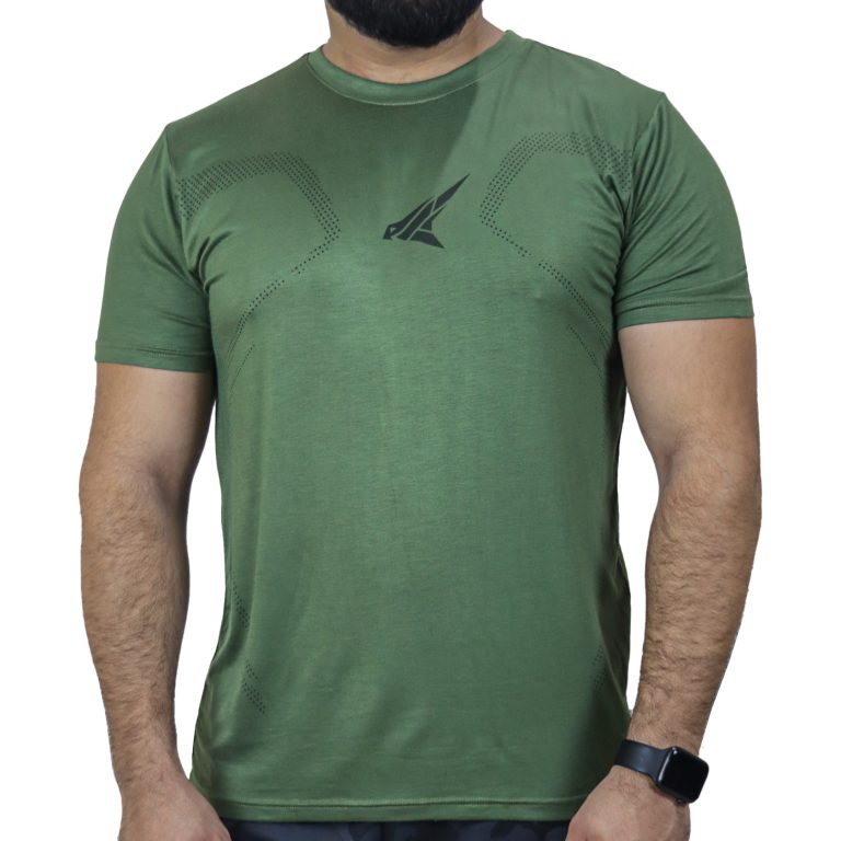 Imported T-Shirt fully stretchable in Green Color.