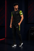 Dri-FIT Sports Tracksuit – Black & Neon Green
