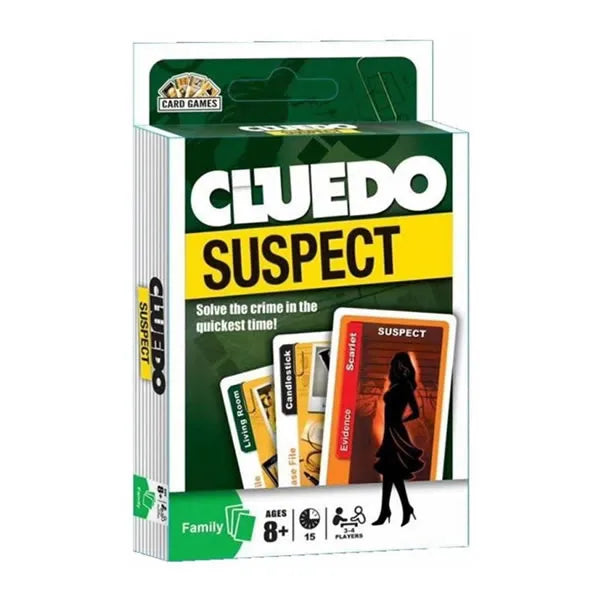 Cluedo Suspect Party Card Game with Family and Friends