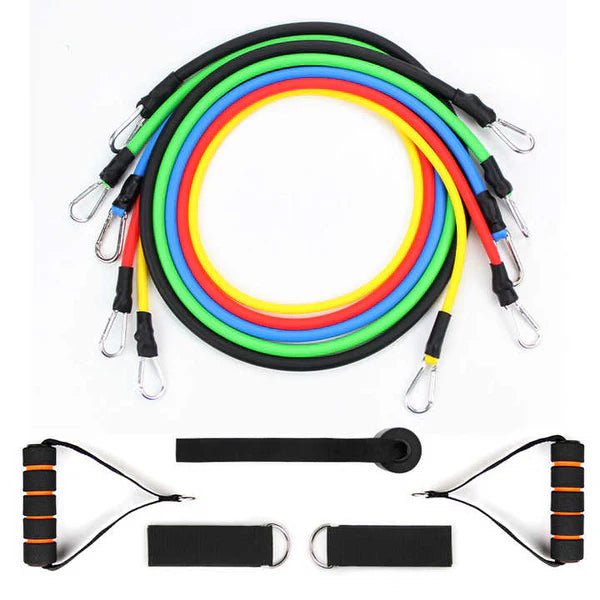 5 Pcs Resistance Bands Set – Elastic Exercise Bands for Strength Training & Fitness