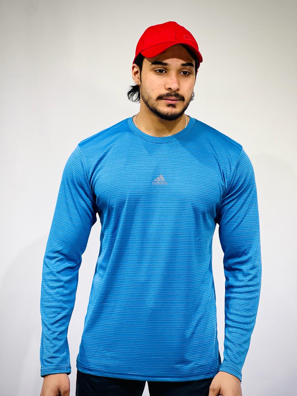 Adidas-Over size Full Sleeve Shirt In Dri-fit Stuff.