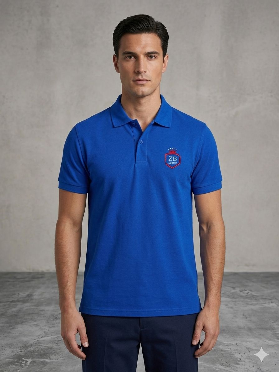 Classic Royal-Blue cotton T-Shirt