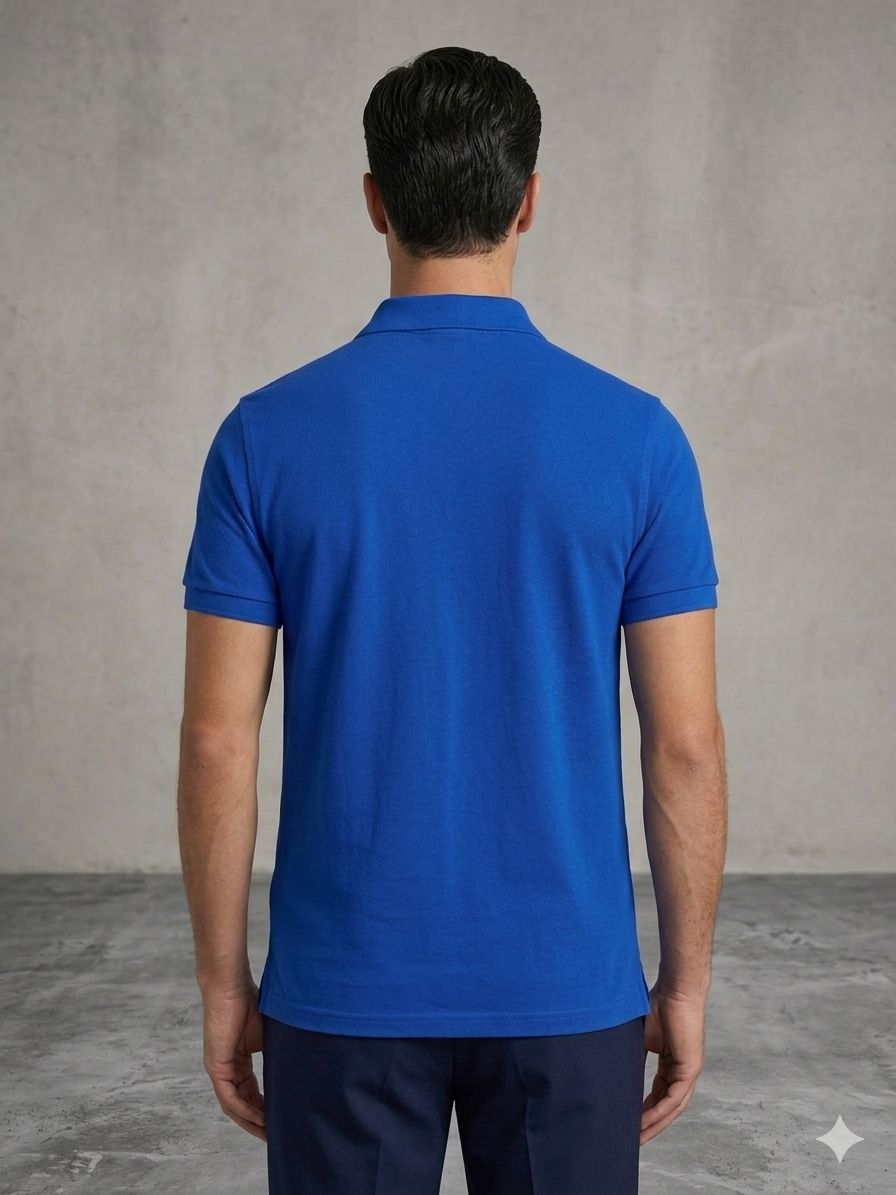 Classic Royal-Blue cotton T-Shirt