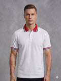 Premium Classic White Cotton Polo Shirt ✨