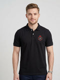 Premium Black Cotton Polo – Timeless Everyday Essential