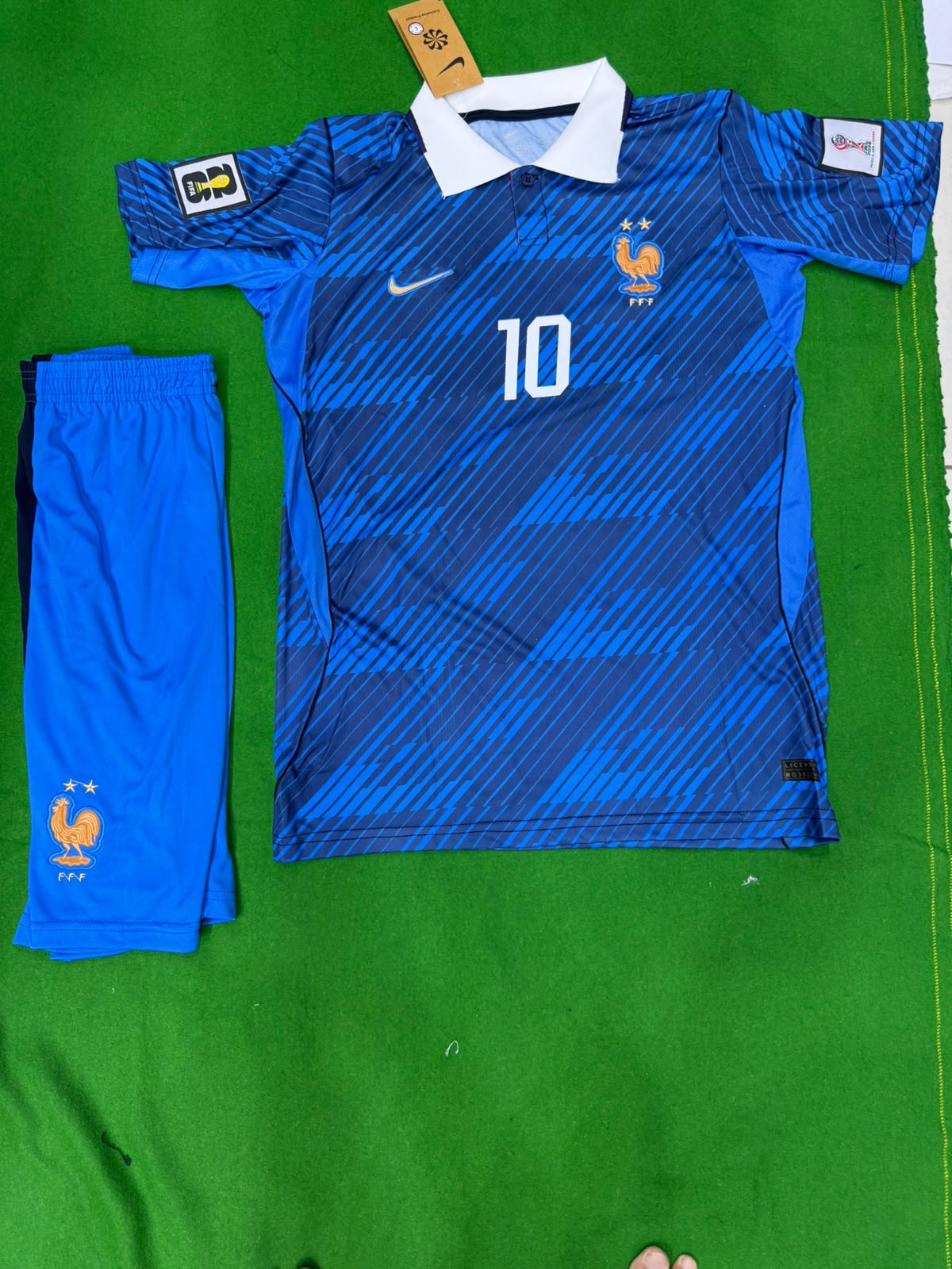 France Embroidered Football Kit