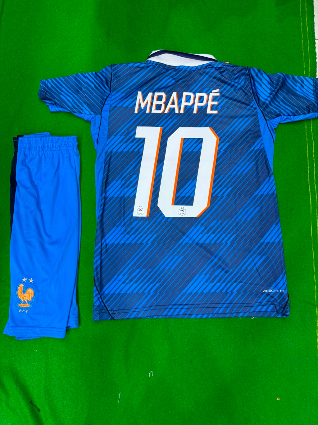 France Embroidered Football Kit