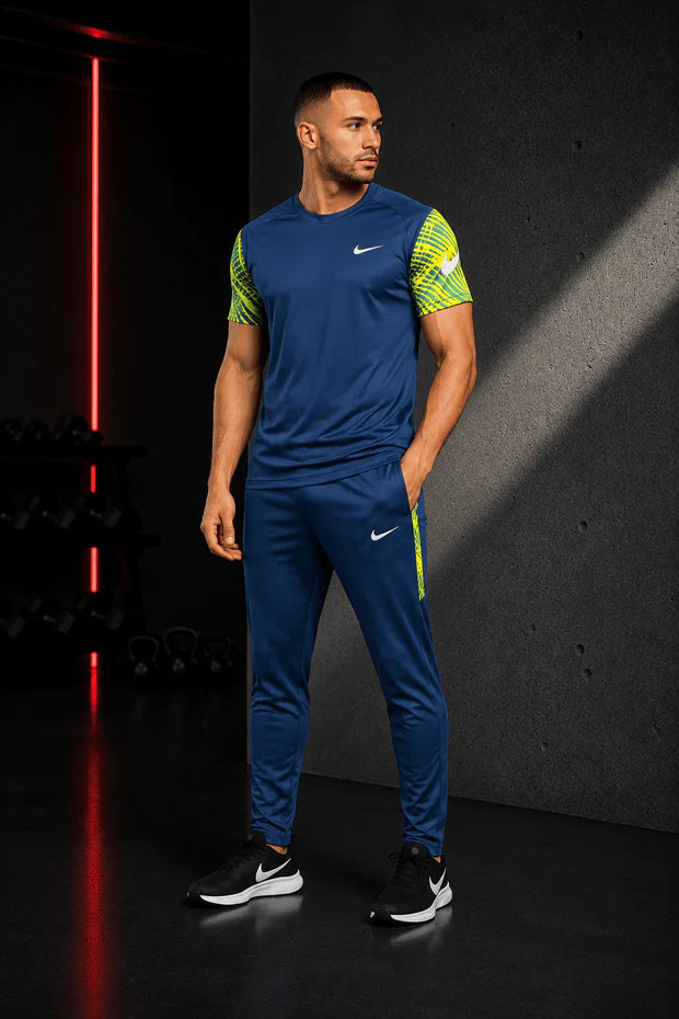 Dri-FIT Sports Tracksuit – Zinc & Green